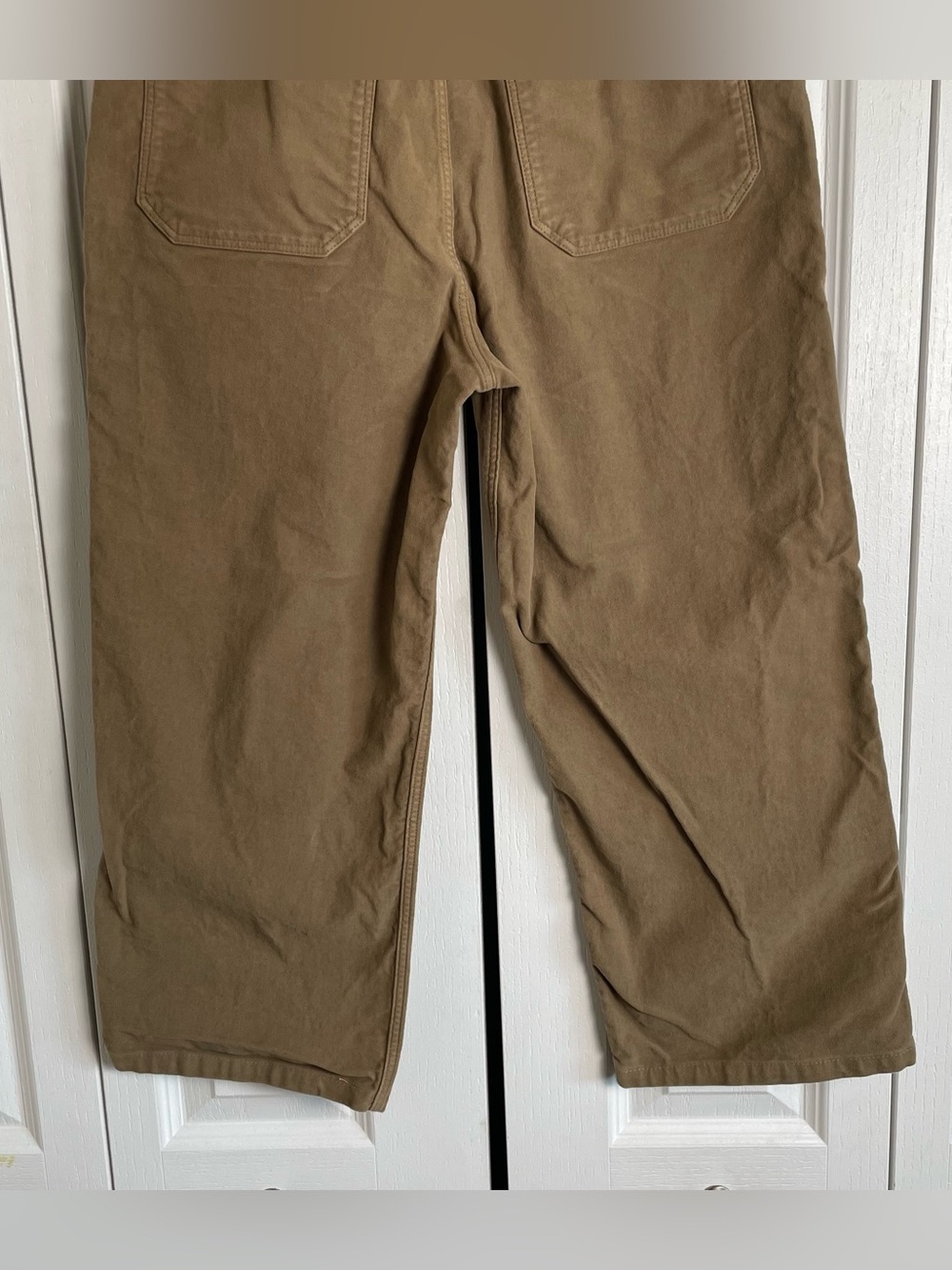 Billy Reid Moleskin Utility Capri Pants Women’s 4 Brown Straight Minimalist - Picture 8 of 14